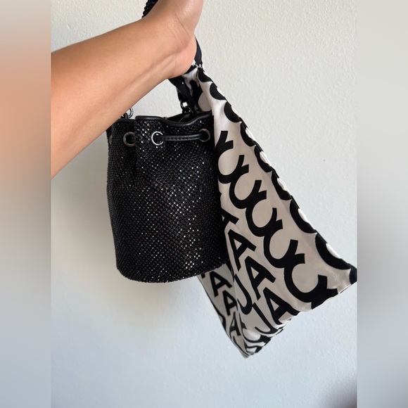 NWT Marc Jacobs The Rhinestone Drawstring Mini Bucket
Bag - Picture 14 of 14